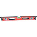 Heavy-duty magnetic V-grooved surface pipe measuring instrument spirit level aluminium level